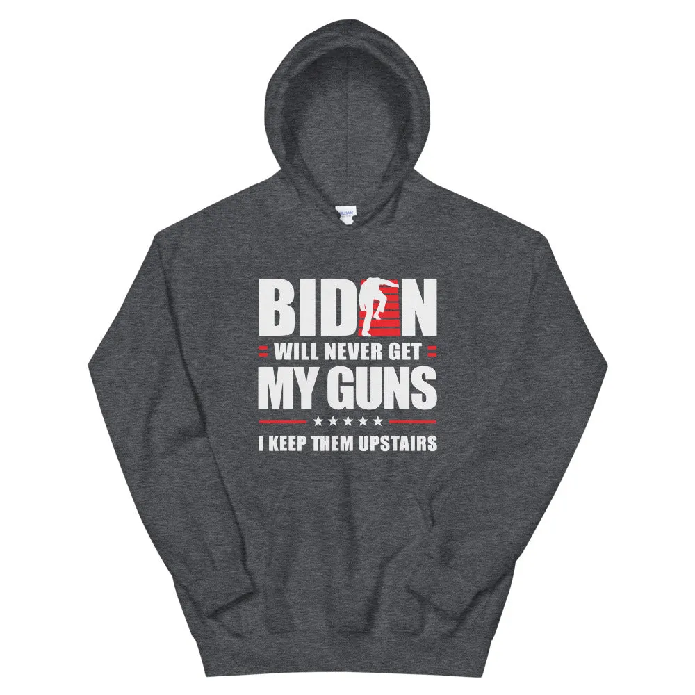 BIDEN STAIRS AND GUNS Unisex Hoodie