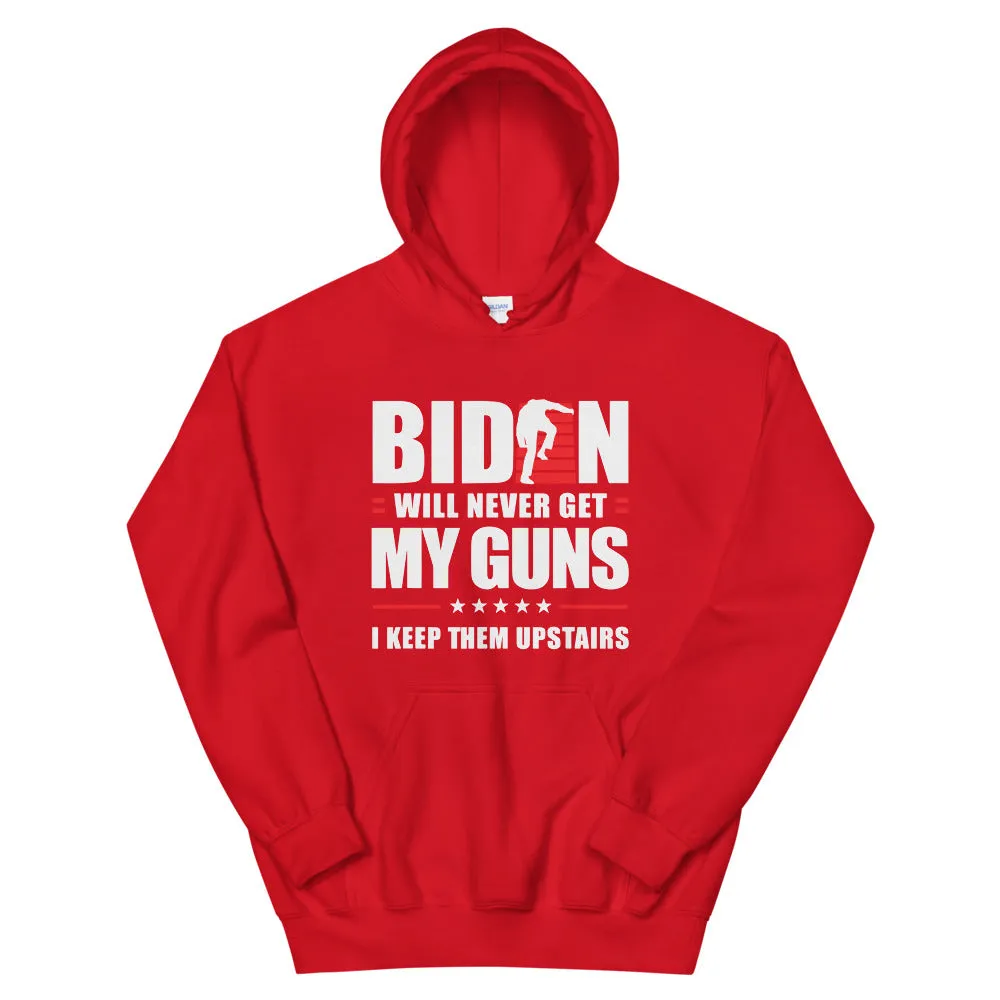 BIDEN STAIRS AND GUNS Unisex Hoodie