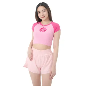 Billie Baseball Raglan Cropped Top
