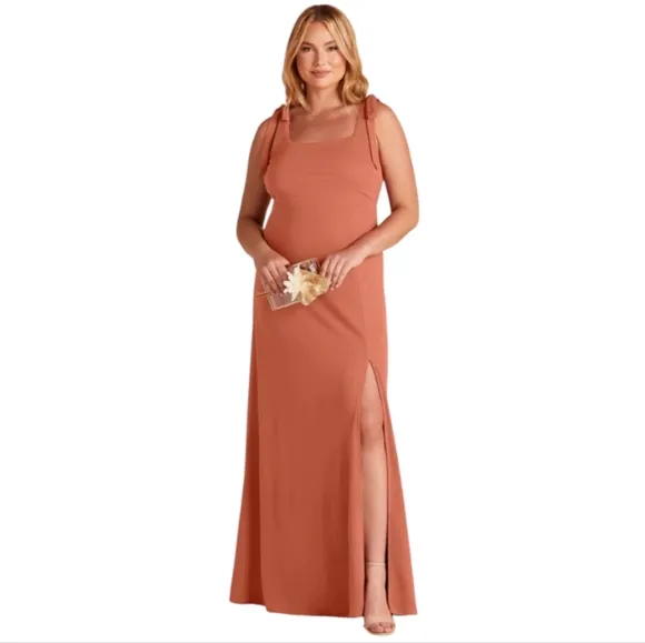 Birdy Grey Alex Convertible Dress In Crepe Terracotta