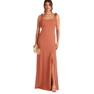Birdy Grey Alex Convertible Dress In Crepe Terracotta