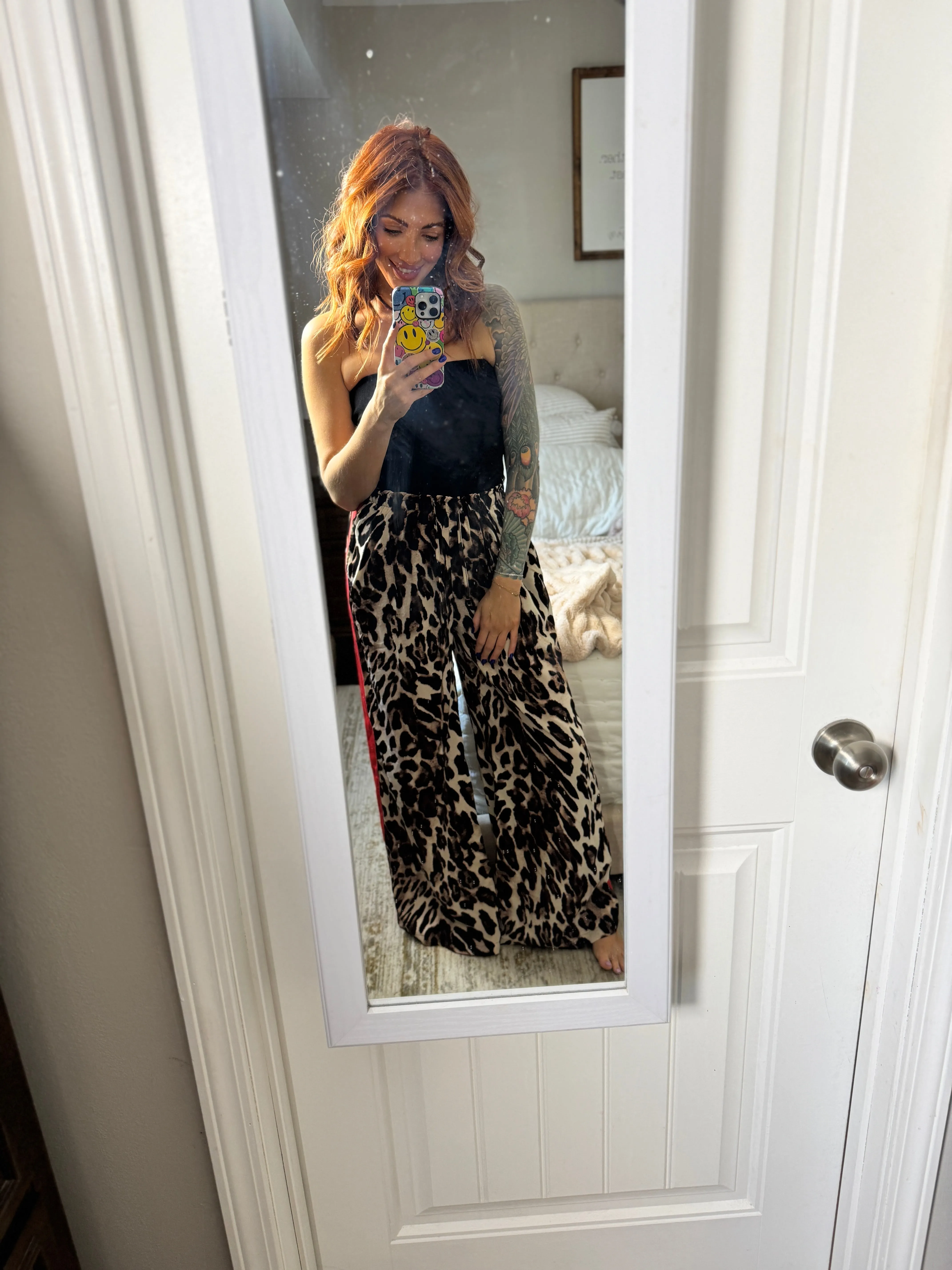 Black bandeau top