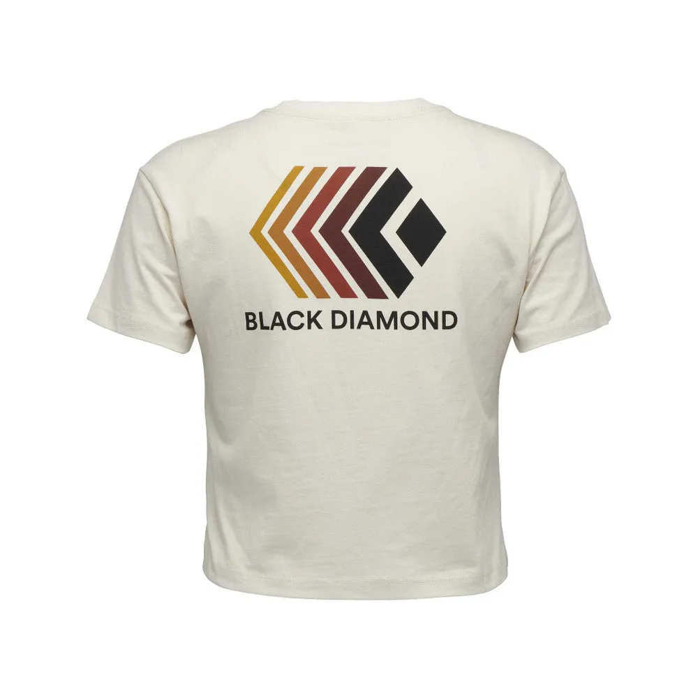 Black Diamond Faded Crop Tee - Women's