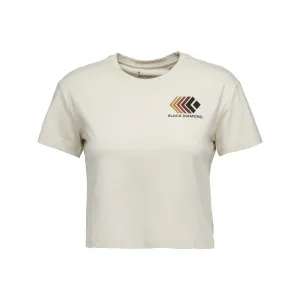 Black Diamond Faded Crop Tee - Women's