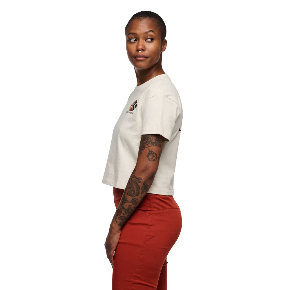 Black Diamond Faded Crop Tee - Women's