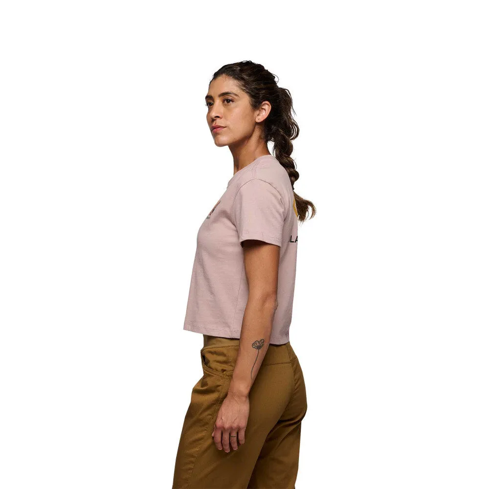 Black Diamond Faded Crop Tee - Women's