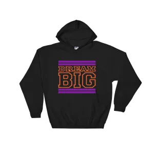 Black Purple and Orange Hooded Sweatshirt