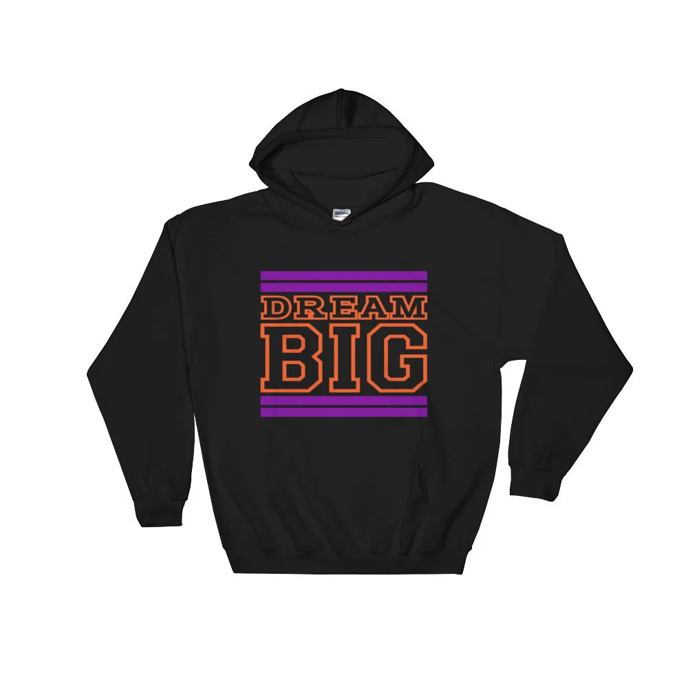 Black Purple and Orange Hooded Sweatshirt