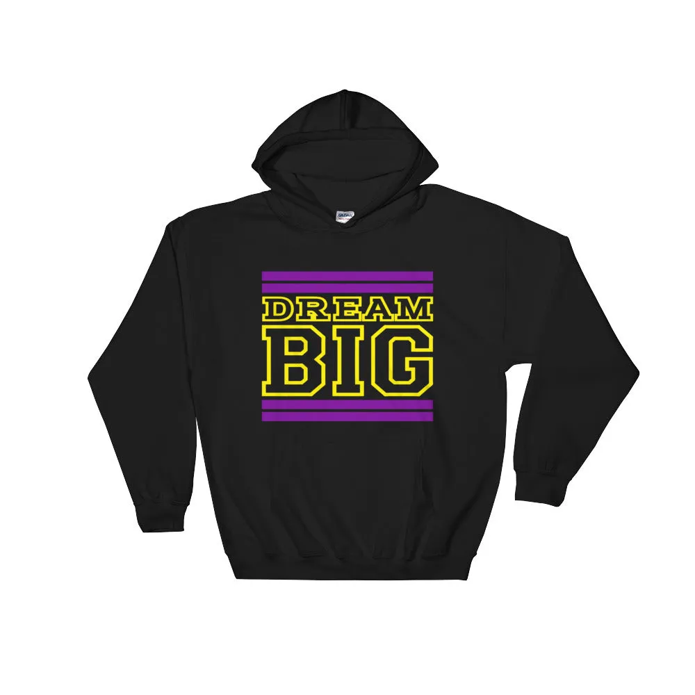 Black Purple and Yellow Hooded Sweatshirt