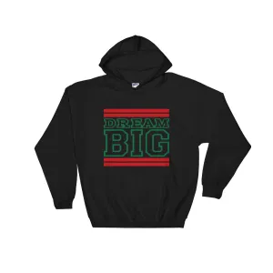 Black Red and Green Hooded Sweatshirt