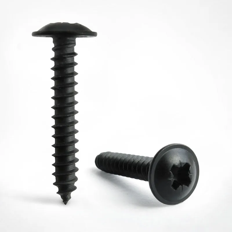 Black Stainless Steel Pozi Flange Self Tapping Screw