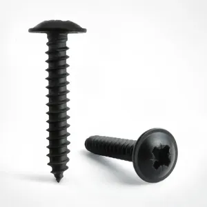 Black Stainless Steel Pozi Flange Self Tapping Screw