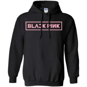 BlackPink Fleece Hoodie For Women Black Color
