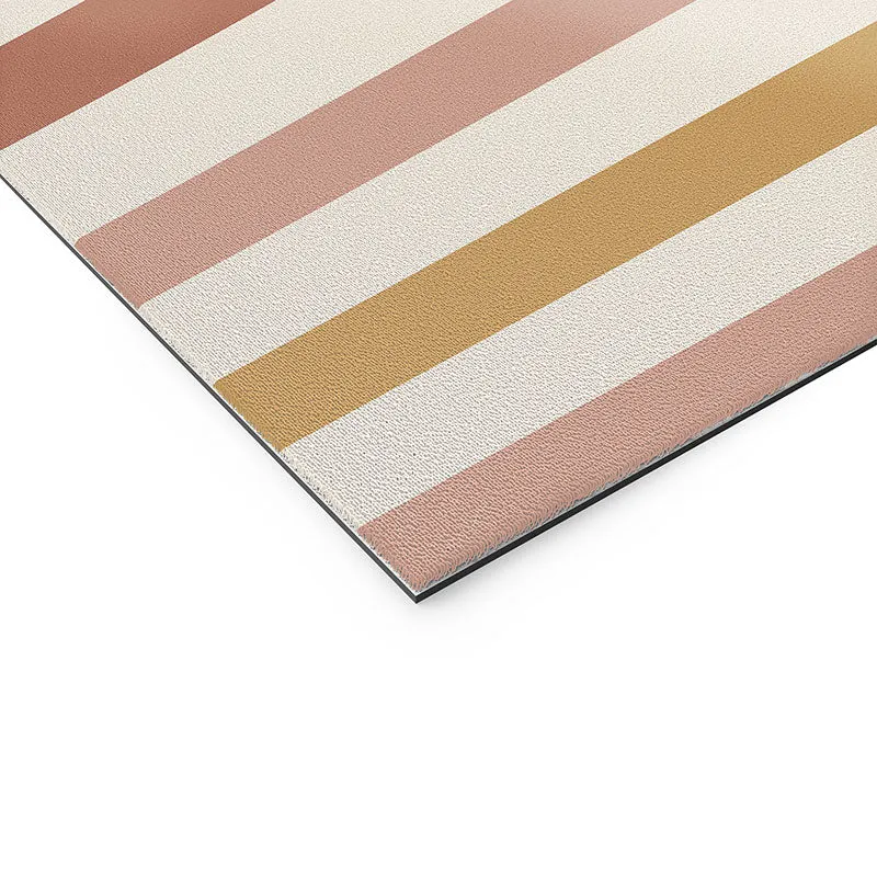 Bold Curvature Stripes I Welcome Mat