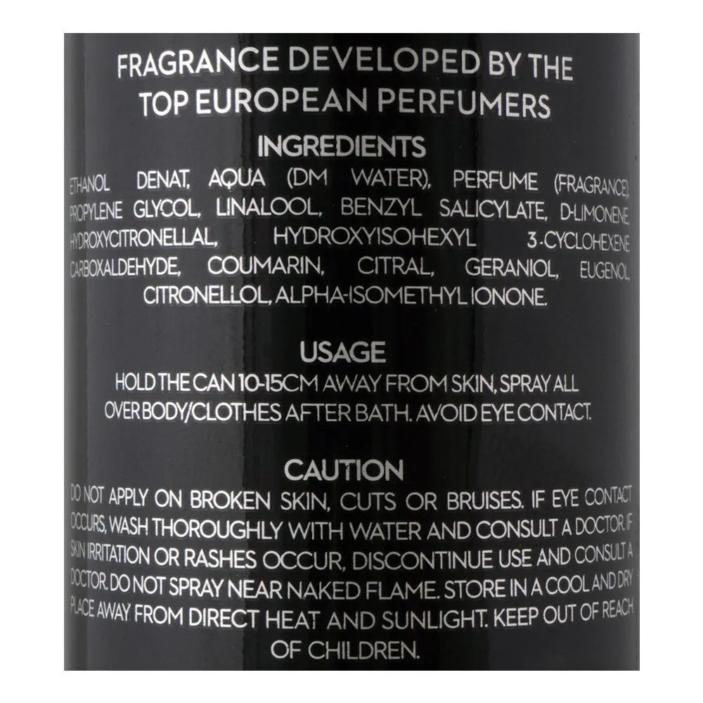 Bold Intense Perfumed Body Spray| Deodorant | For Men