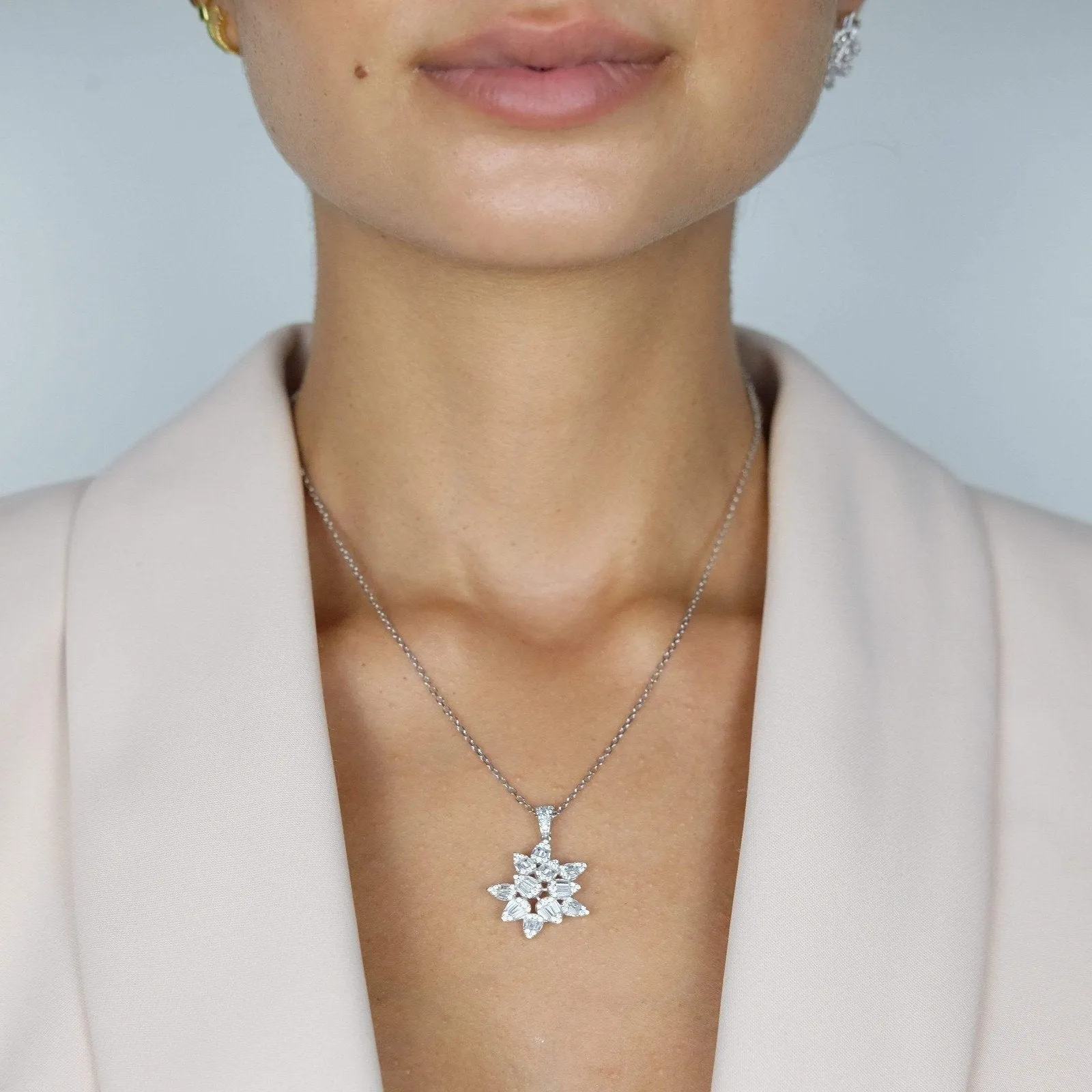 Bold Pear Pendant, Ring, Earring Set