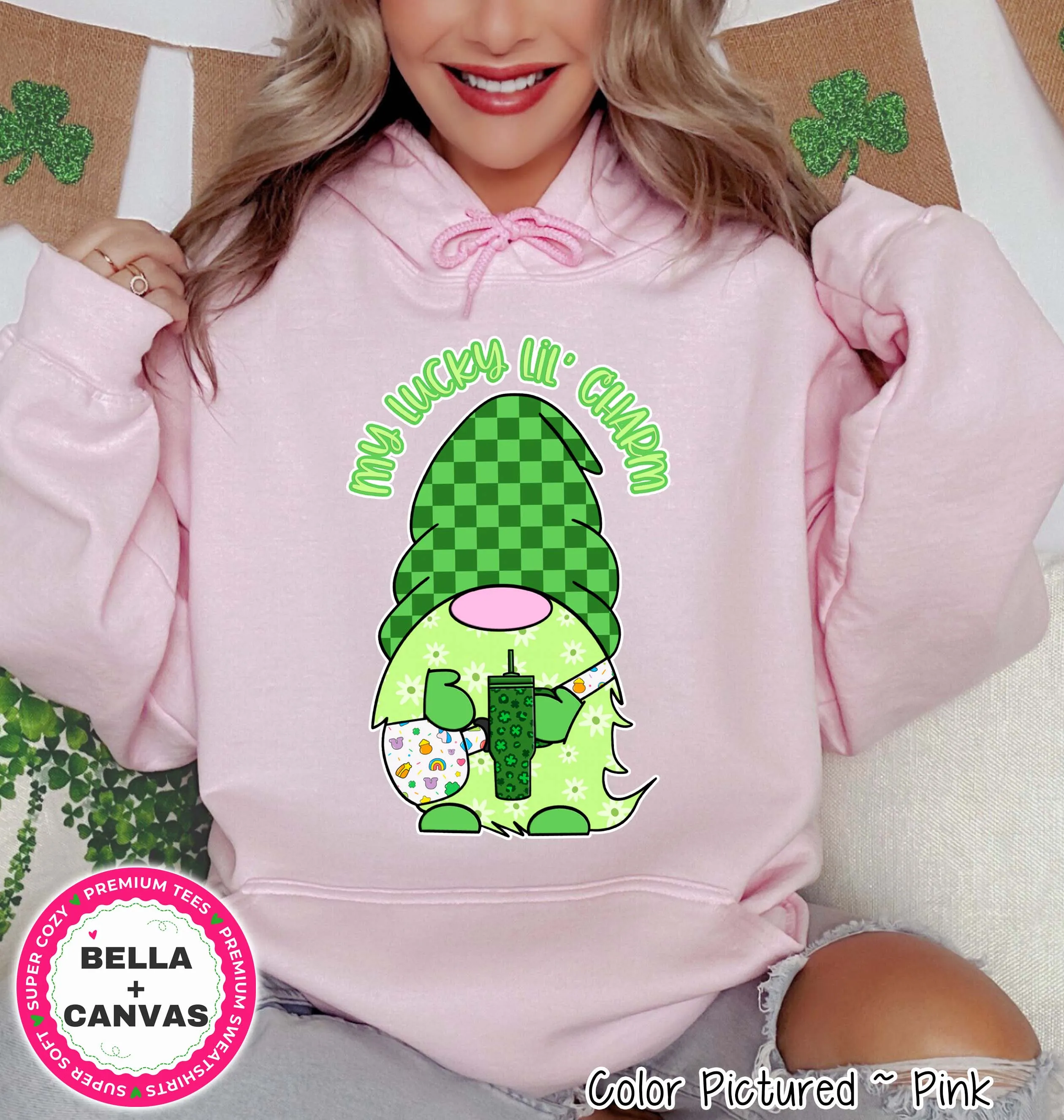 Bougie Gnome & Stanley St Patricks Day Tee or Sweatshirt