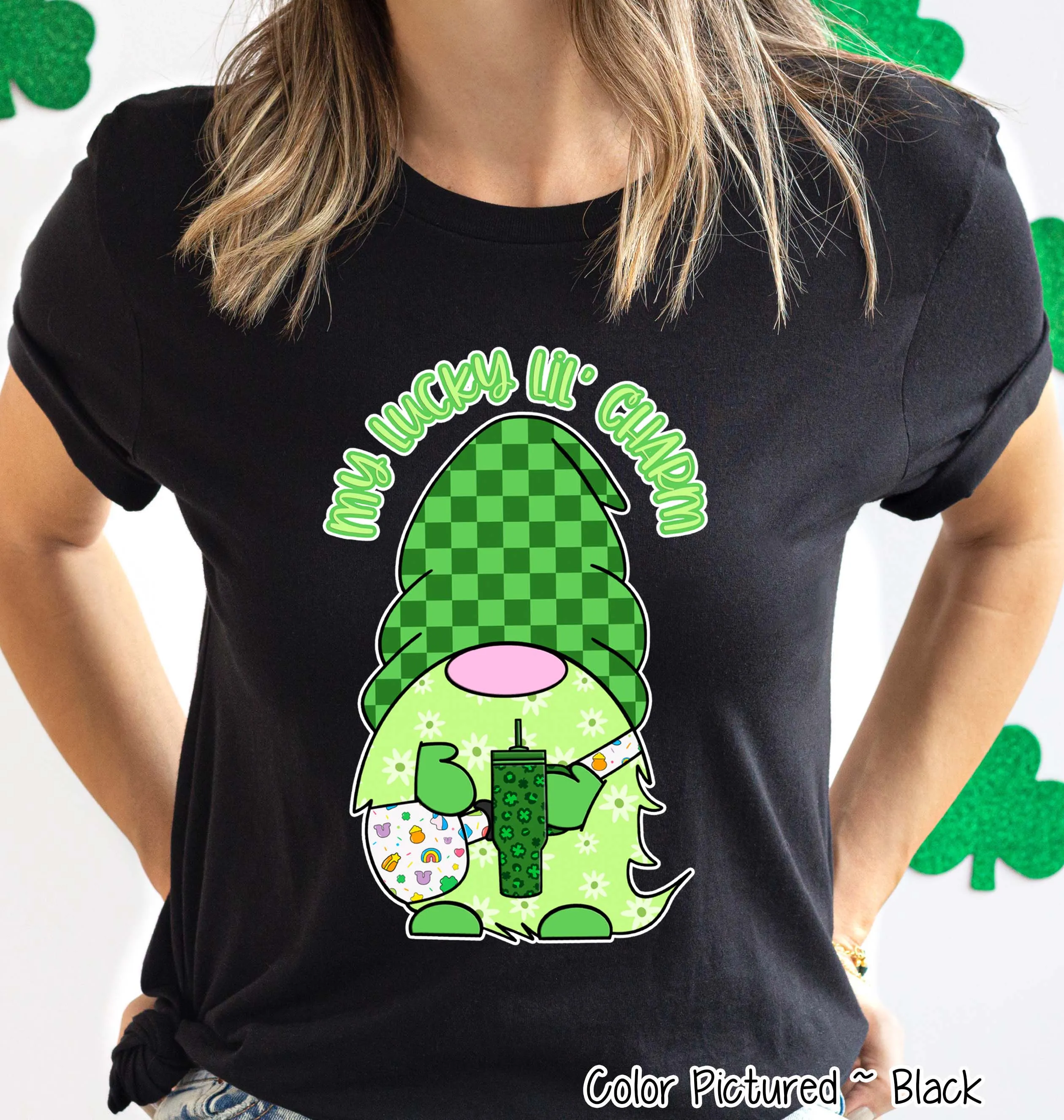 Bougie Gnome & Stanley St Patricks Day Tee or Sweatshirt