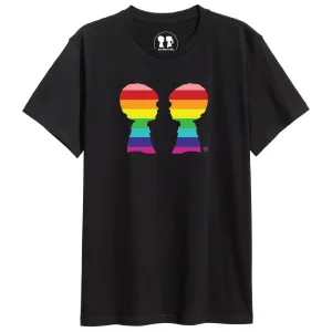 BOY MEETS BOY® Black Unisex Pride Tee