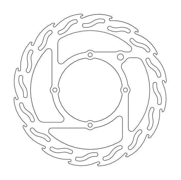 BRAKE DISC FRONT MOTO MASTER FLAME 240MM GAS GAS MC85 2021 HUSQVARNA