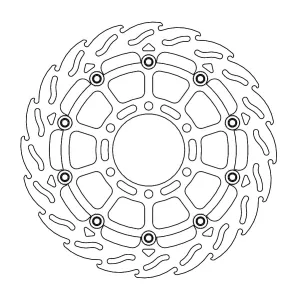 BRAKE DISC FRONT MOTO MASTER FLAME FLOATING HUSQVARNA KTM