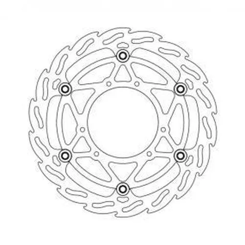 BRAKE DISC FRONT MOTO MASTER FLAME FLOATING OVERSIZED 270MM HONDA CR125R CR250R 95-07 CR500R 95-01