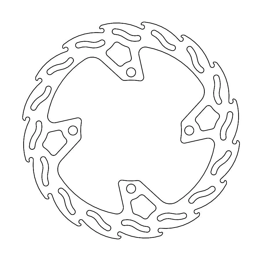 BRAKE ROTOR MOTO MASTER FLAME REAR KAWASAKI KX450F 19-21