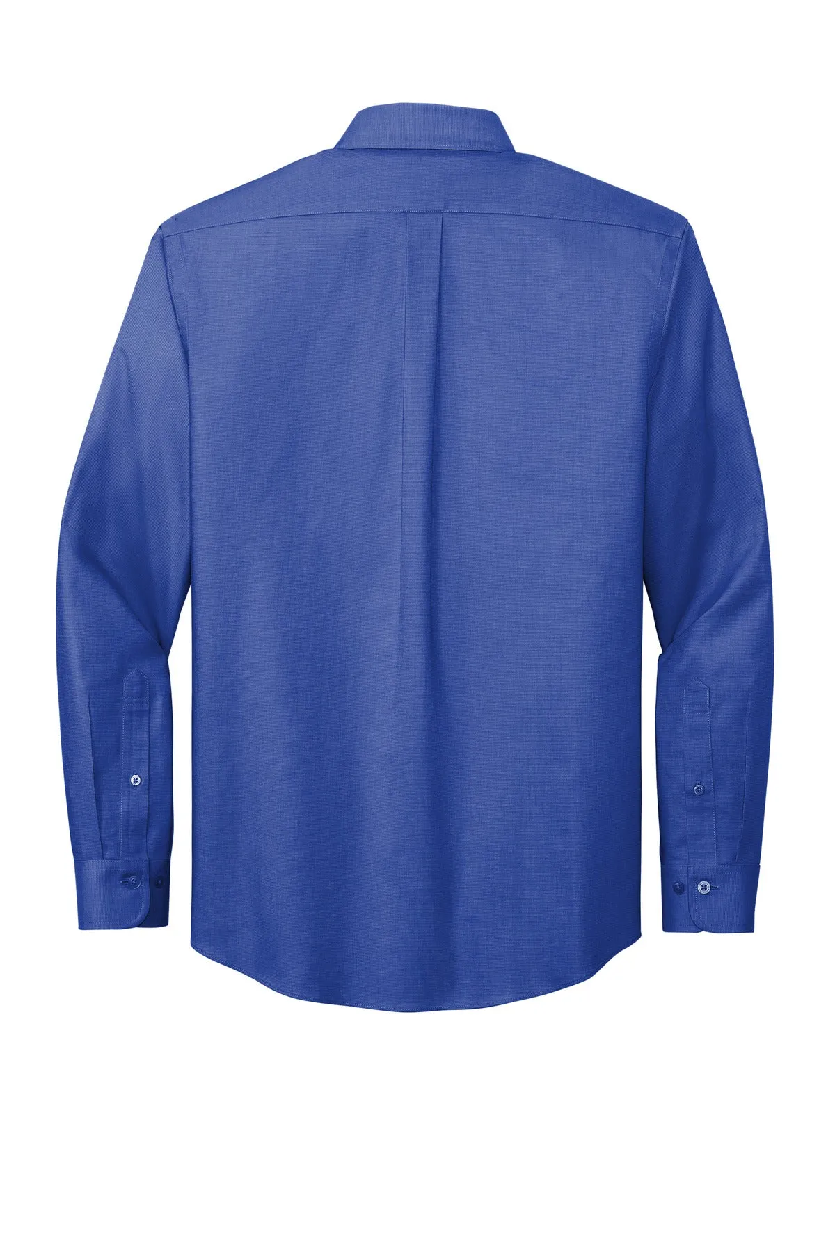 Brooks Brothers Tall Wrinkle-Free Stretch Nailhead Shirt TBB18002 Cobalt Blue Tall