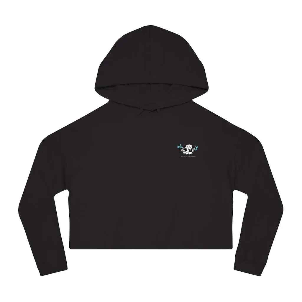 Butterfly Angel Cropped Hoodie