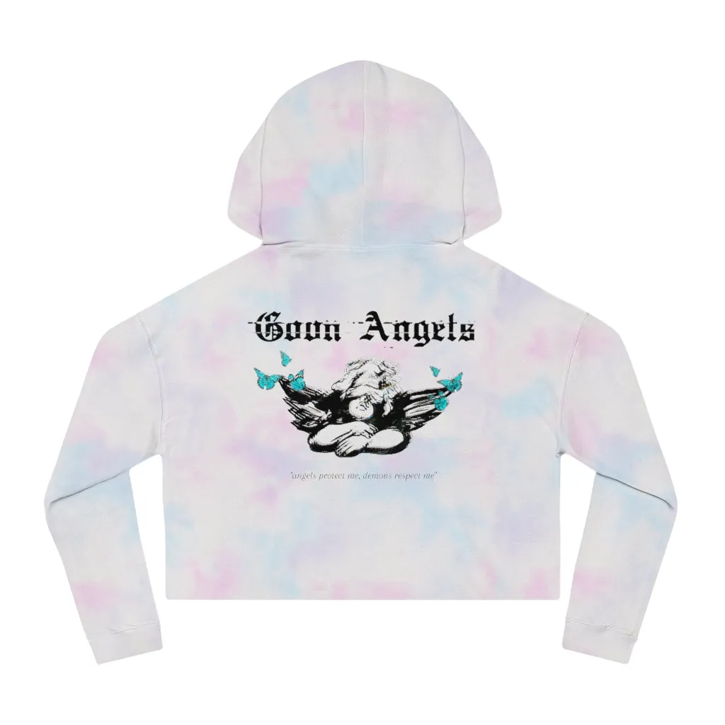 Butterfly Angel Cropped Hoodie