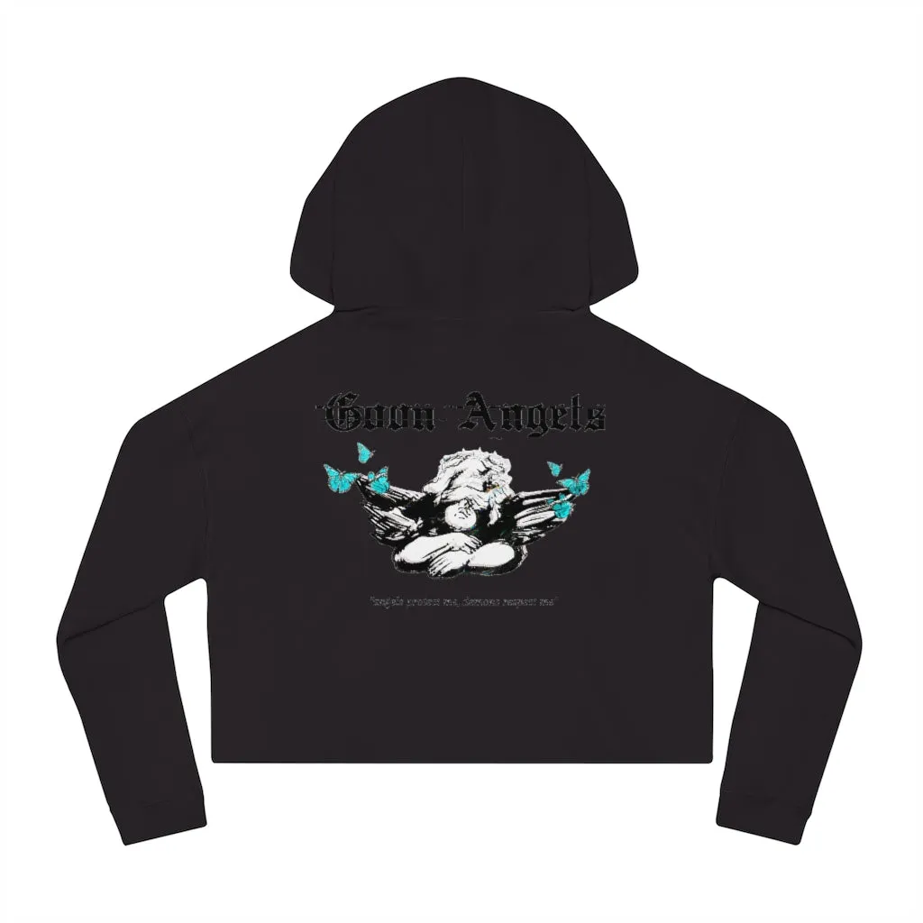Butterfly Angel Cropped Hoodie