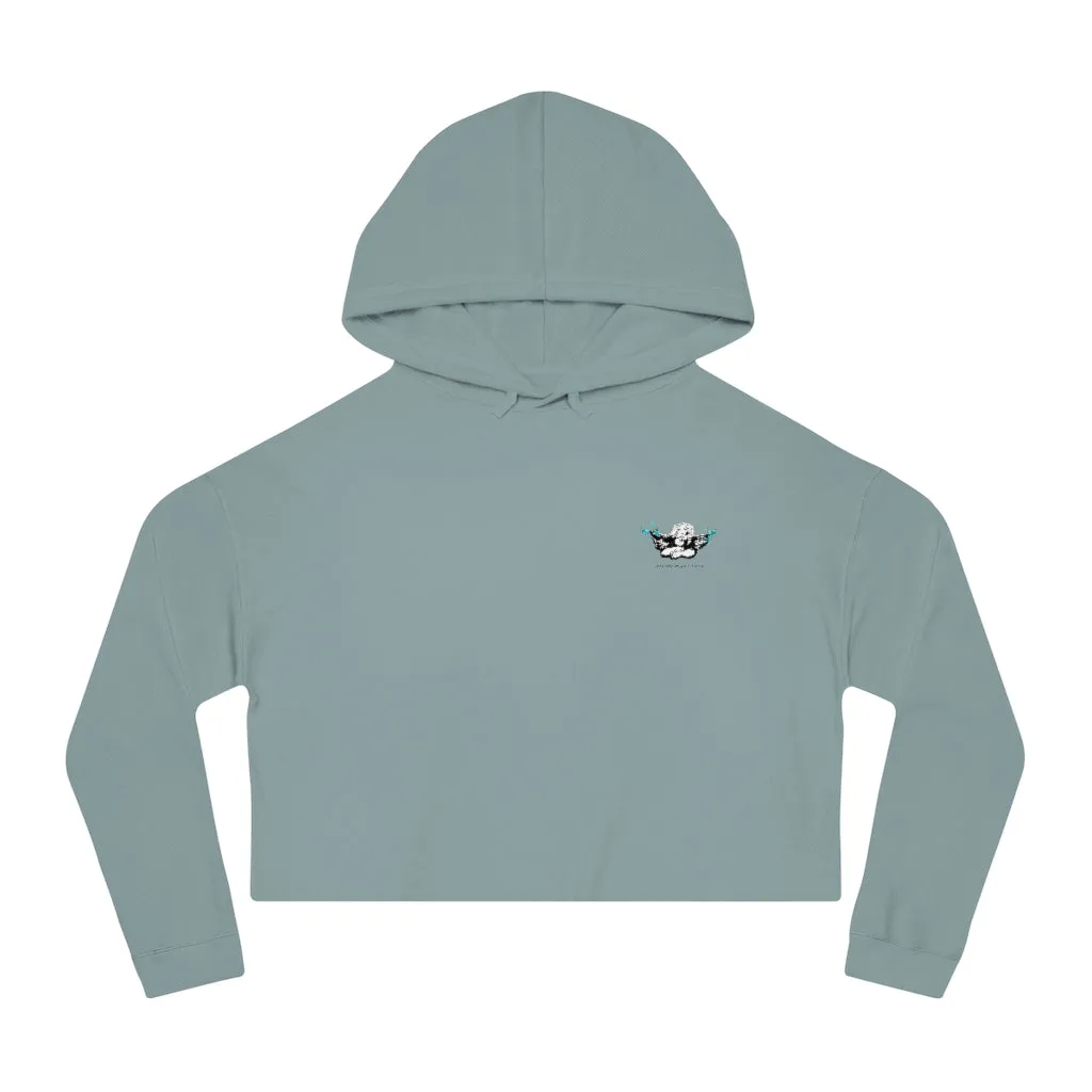 Butterfly Angel Cropped Hoodie