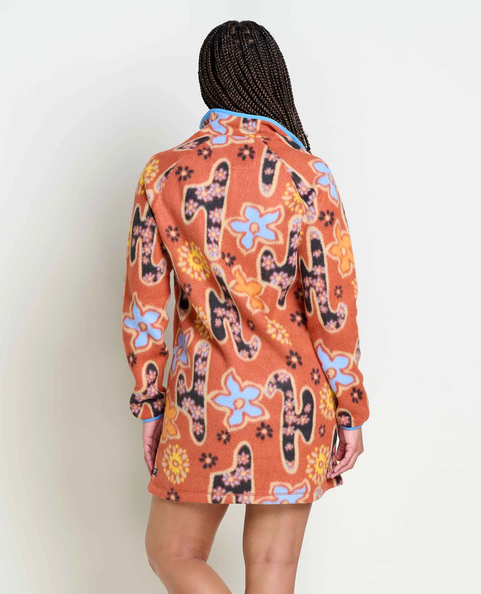 Campo Fleece 1/4 Snap Dress