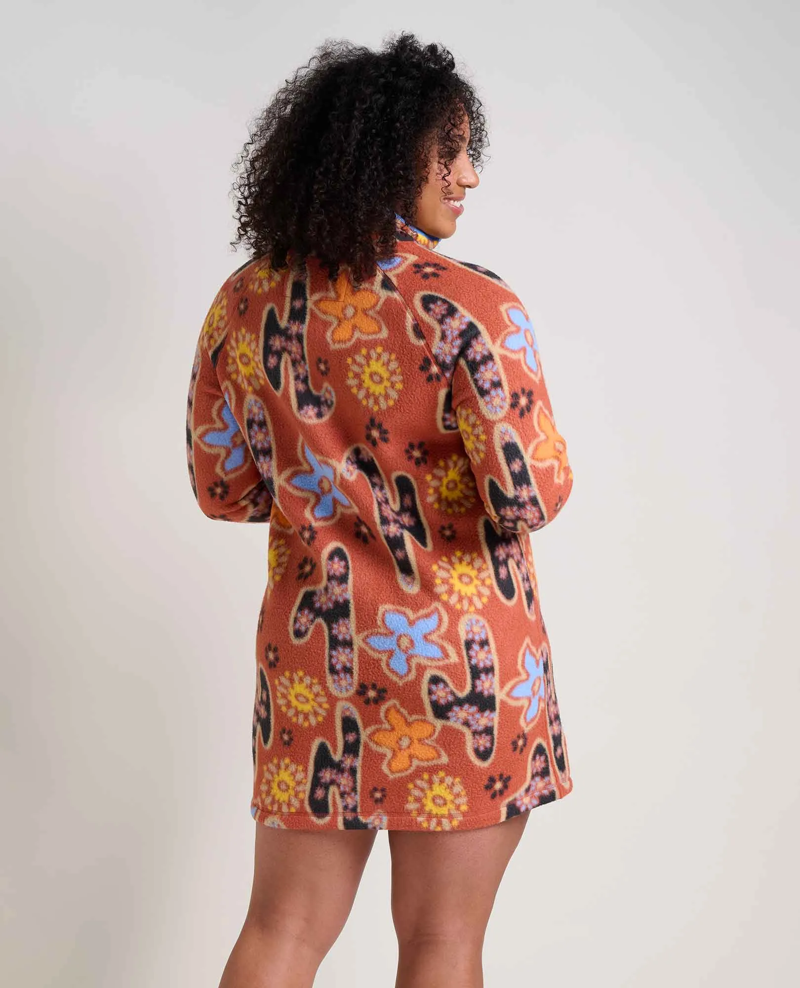 Campo Fleece 1/4 Snap Dress