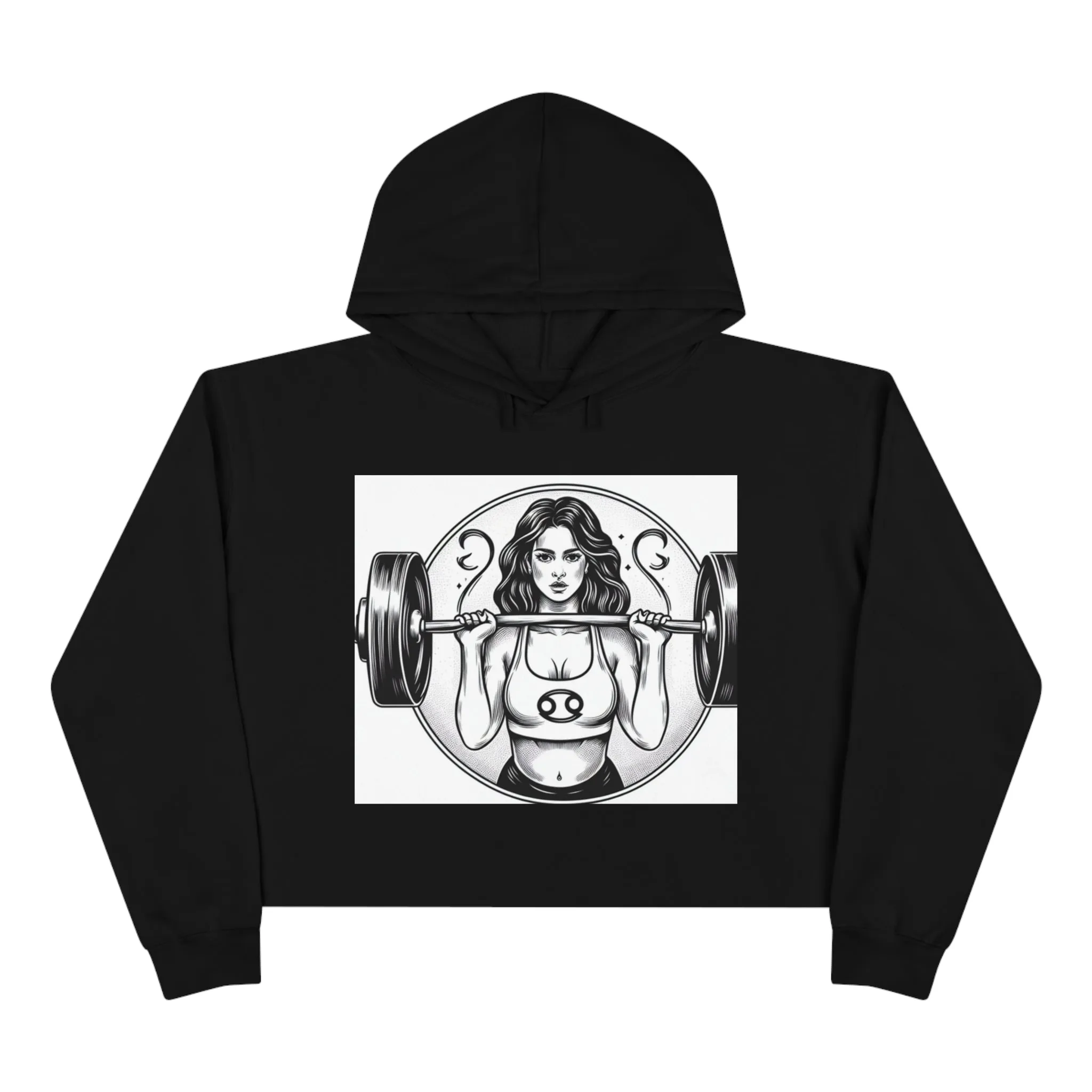 Cancer Crop Hoodie