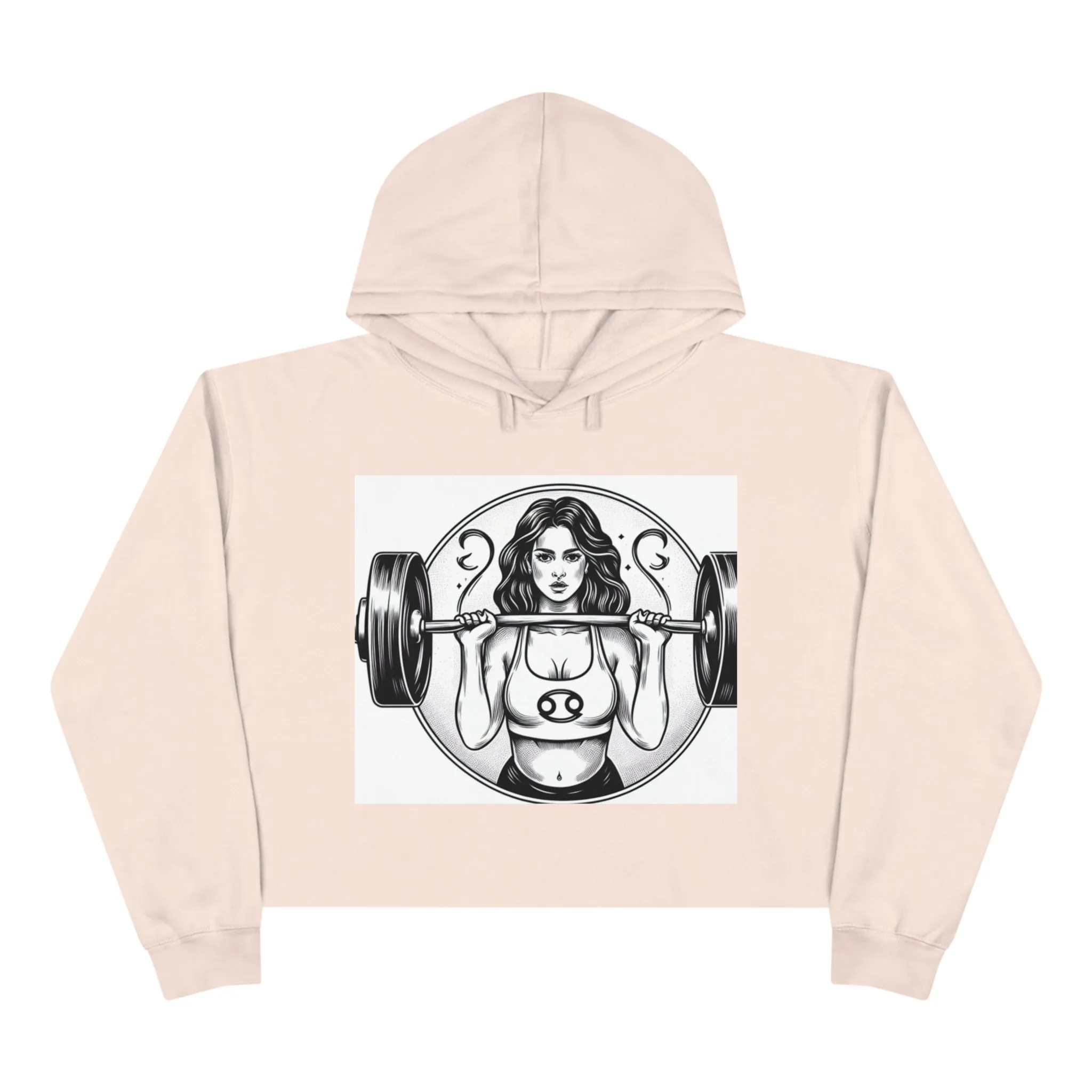 Cancer Crop Hoodie