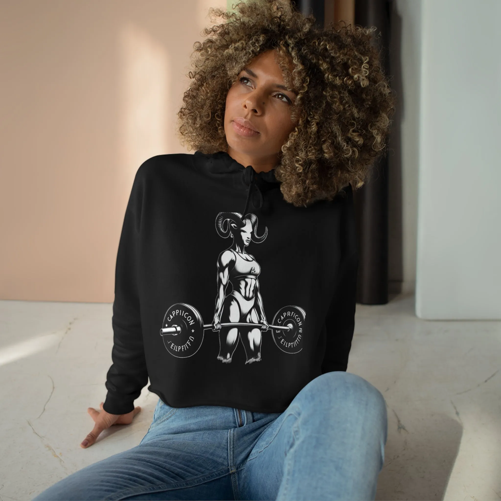 Capricorn Crop Hoodie