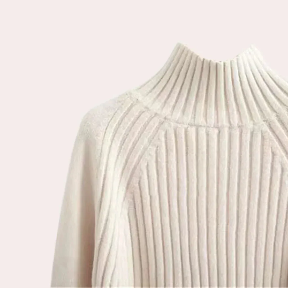 Catalina - stylish knitted turtleneck jumper for women
