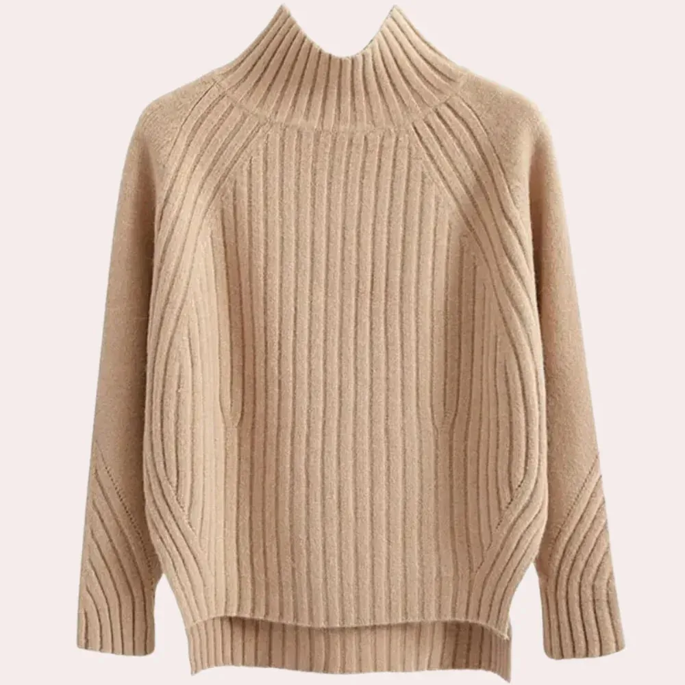Catalina - stylish knitted turtleneck jumper for women