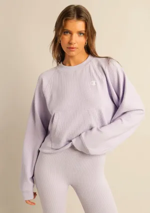 Champion Women's Lifestyle Flatback Rib Crew