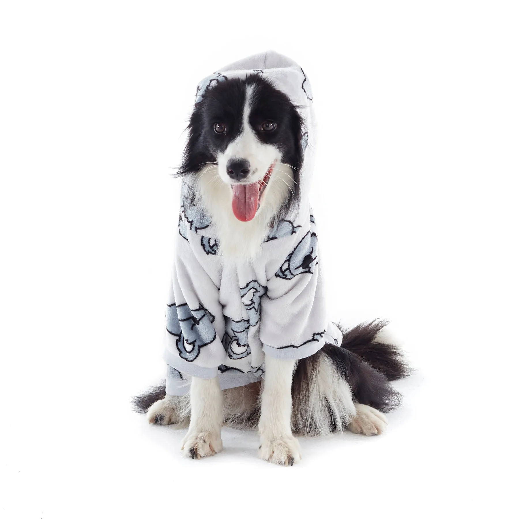 Charlie's Uggo Bearly Awake Dog Hoodie Medium