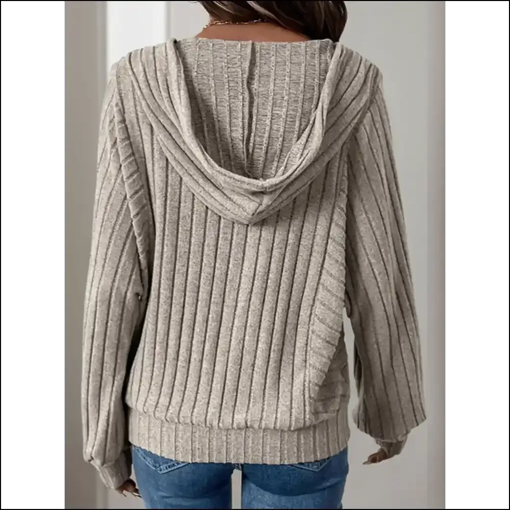 Chic Perfee Drawstring Long Sleeve Hoodie
