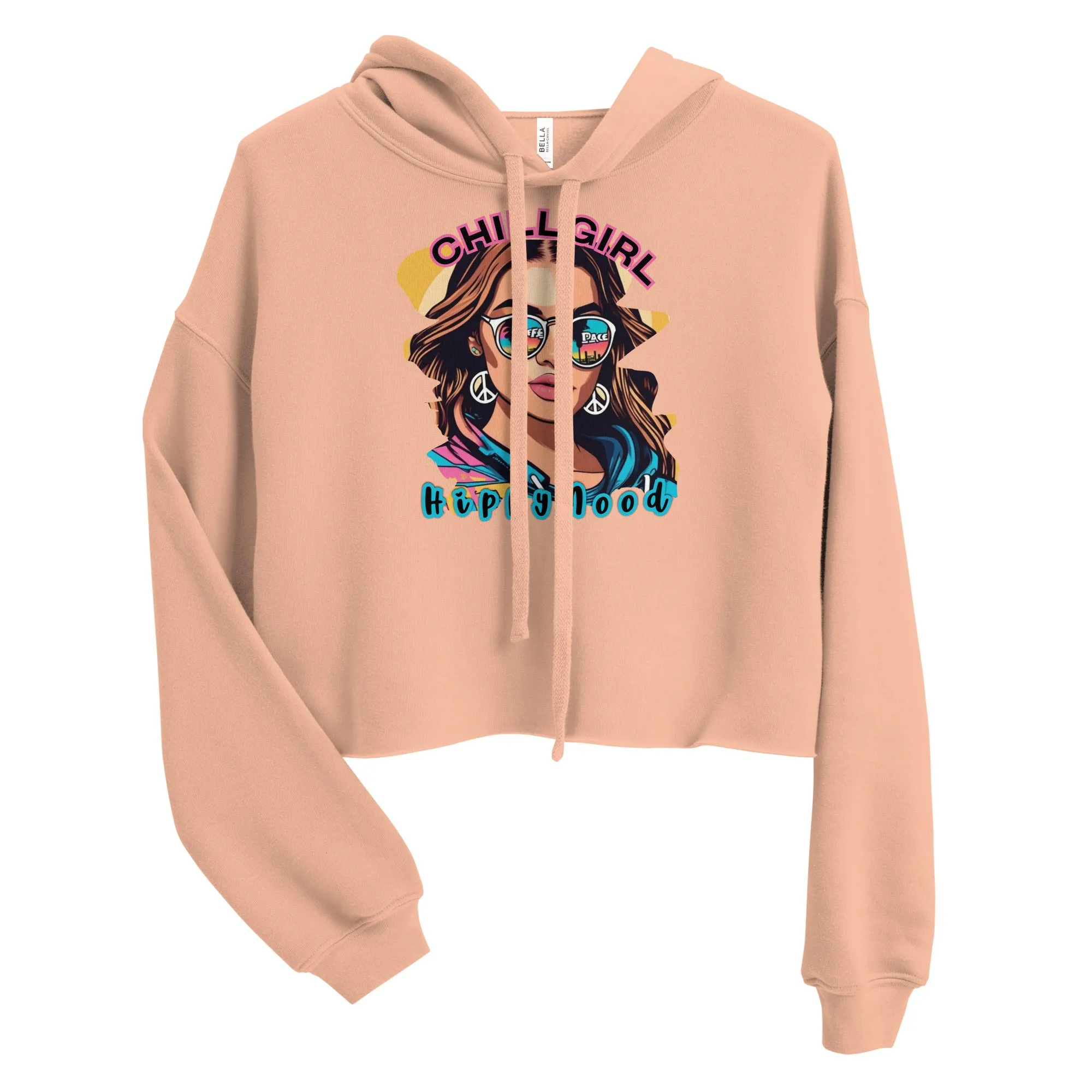 Chill Girl Crop Pullover Hoodie
