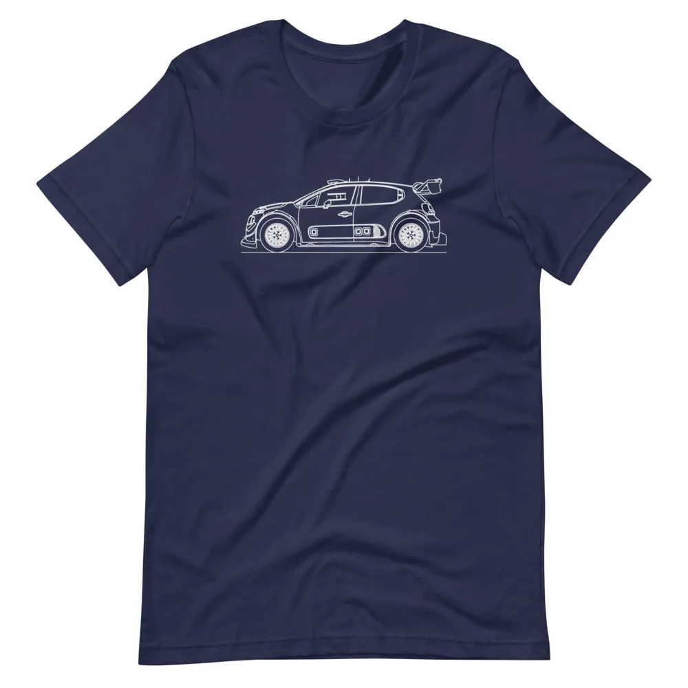 Citroën C3 WRC 2nd Gen Outline T-shirt
