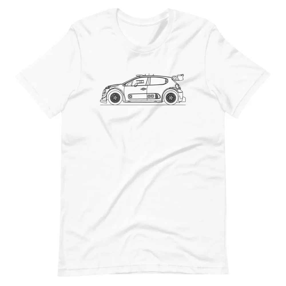 Citroën C3 WRC 2nd Gen Outline T-shirt