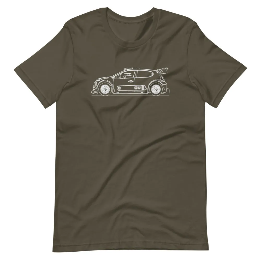 Citroën C3 WRC 2nd Gen Outline T-shirt