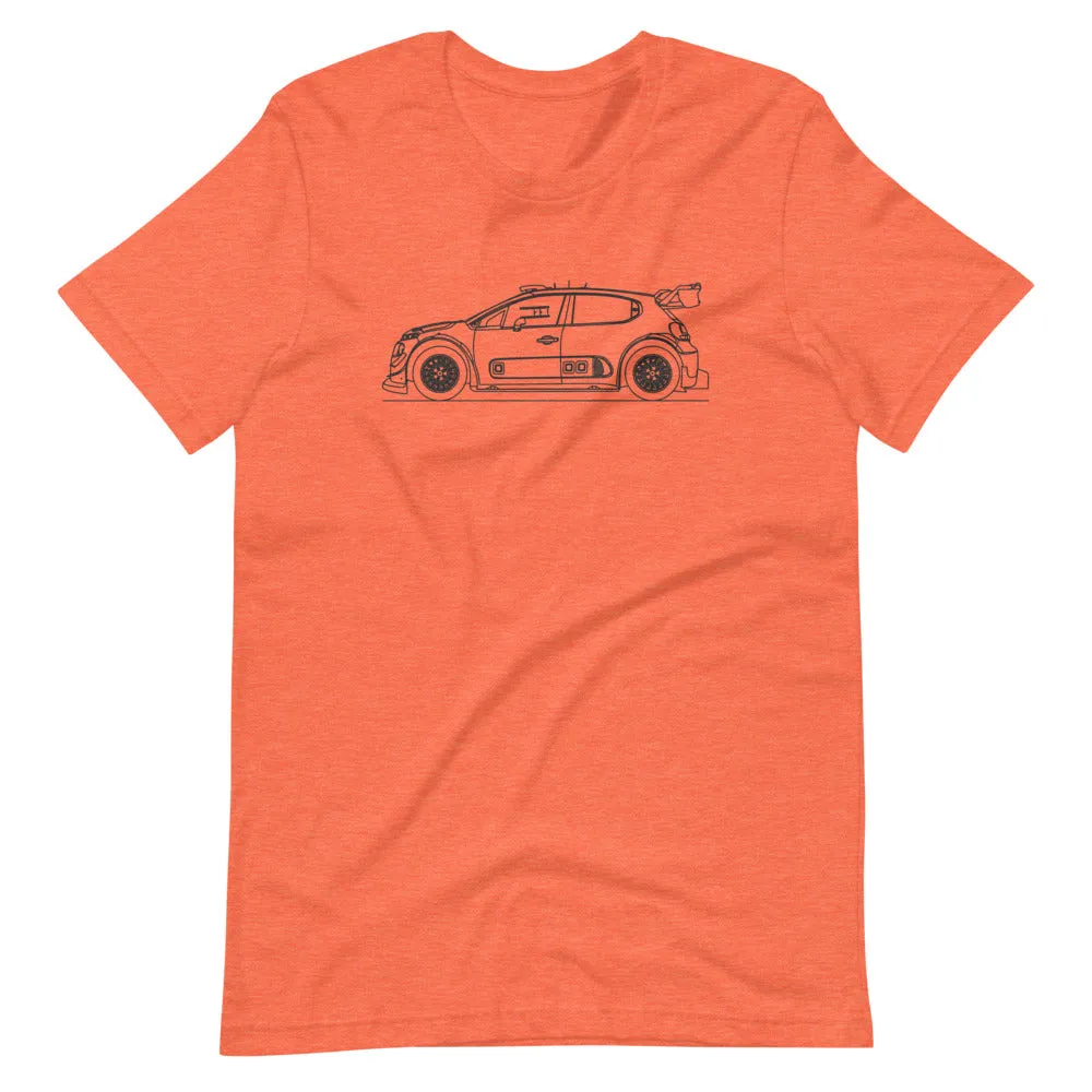 Citroën C3 WRC 2nd Gen Outline T-shirt