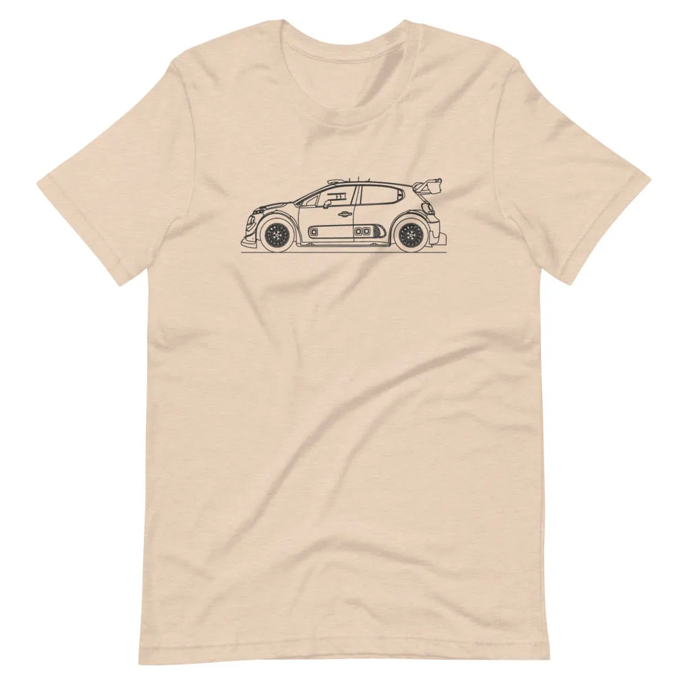 Citroën C3 WRC 2nd Gen Outline T-shirt
