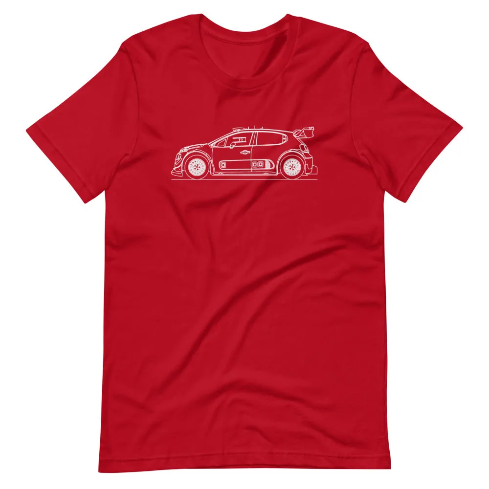 Citroën C3 WRC 2nd Gen Outline T-shirt