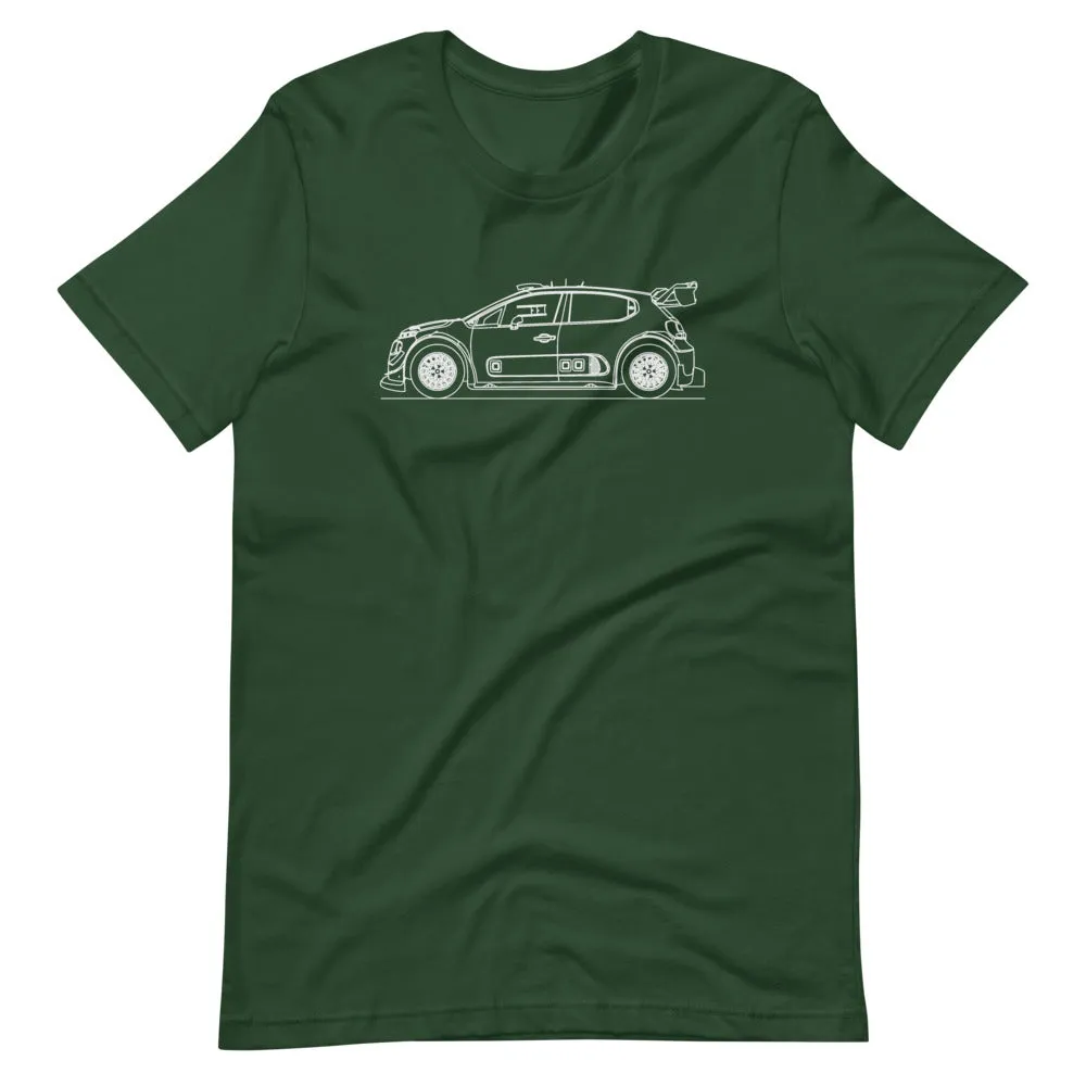 Citroën C3 WRC 2nd Gen Outline T-shirt